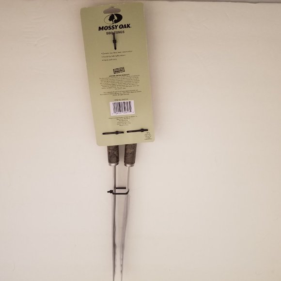 MOSSY OAK Stainless Steel BBQ Tongs Item # 5163152 🆕 - Picture 3 of 5